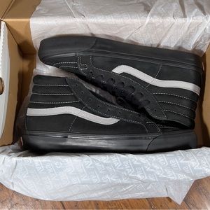 Vans Og Sk8-Hi Lx (Nubuck/Leather) BIk/Ash